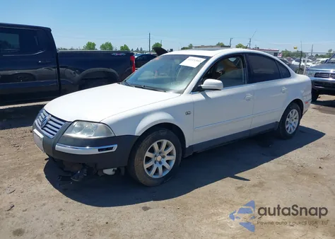 2003 Volkswagen Passat Gls z USA, uszkodzony, nr VIN WVWPD63B63P458771